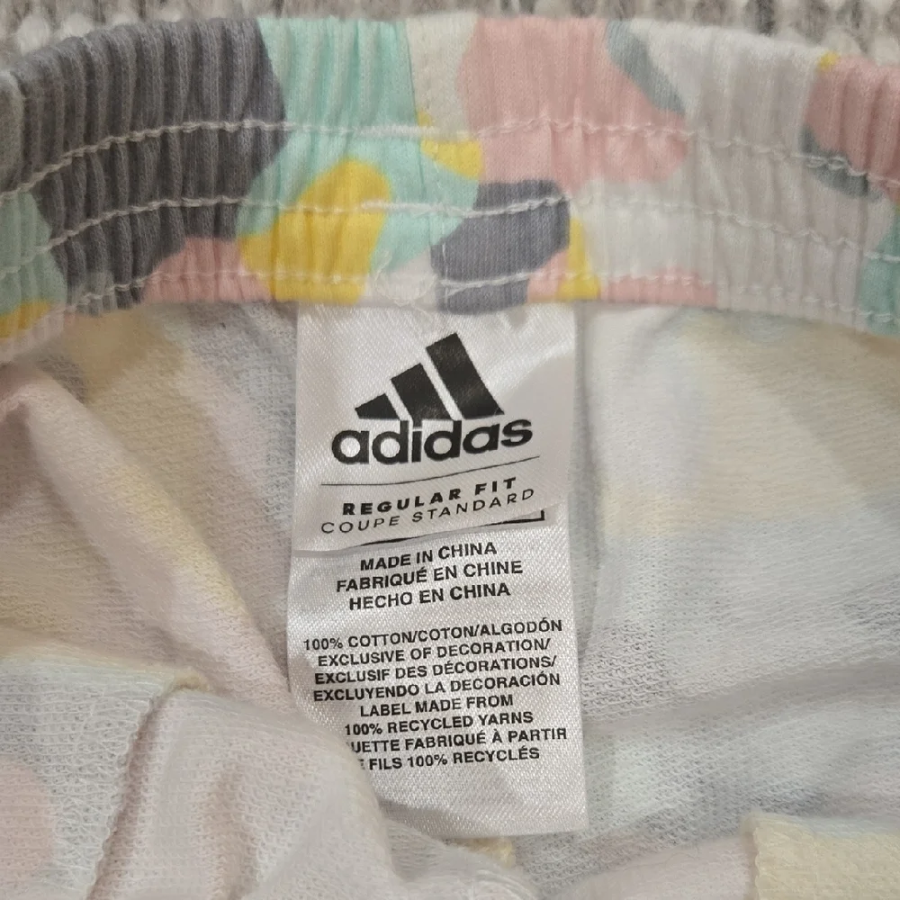 Adidas Kids Multicolor Regular Fit Pants, Camo Lux, Size4, Logo, Comfort